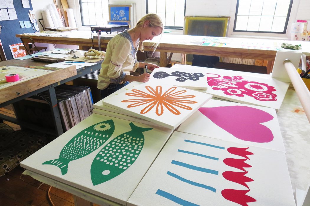 Patterns of Life Maine Textile  Designer  Erin Flett New 