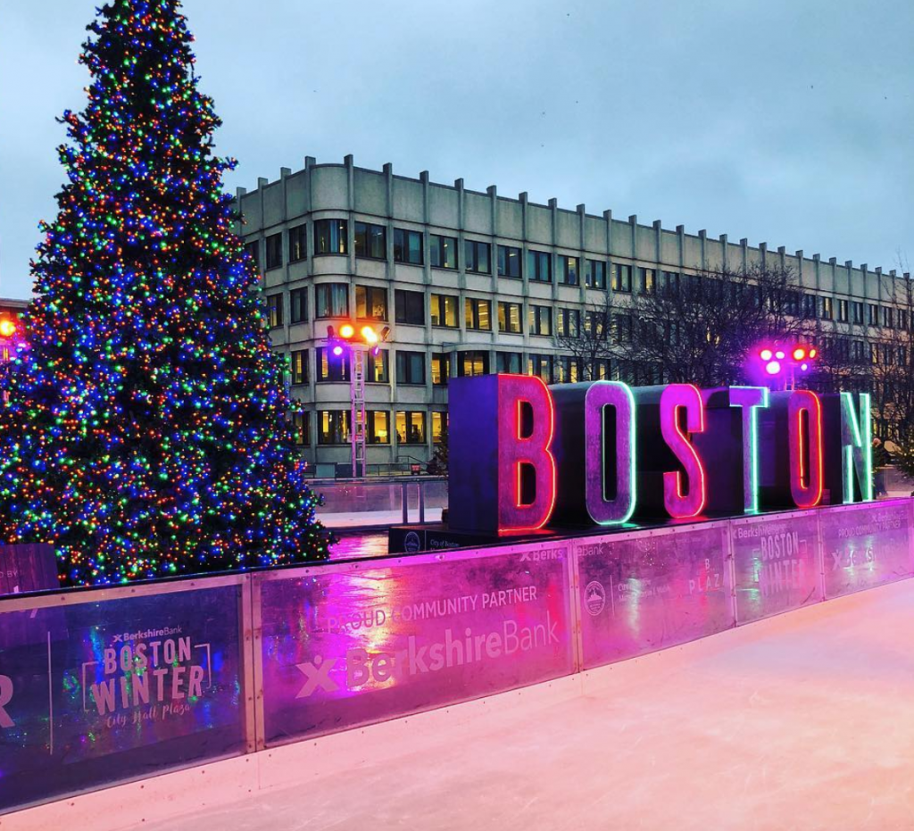 Christmas in Boston, Massachusetts
