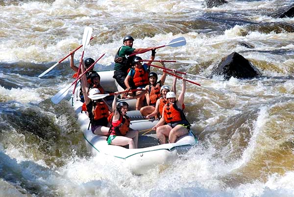 white water rafting in Maine
