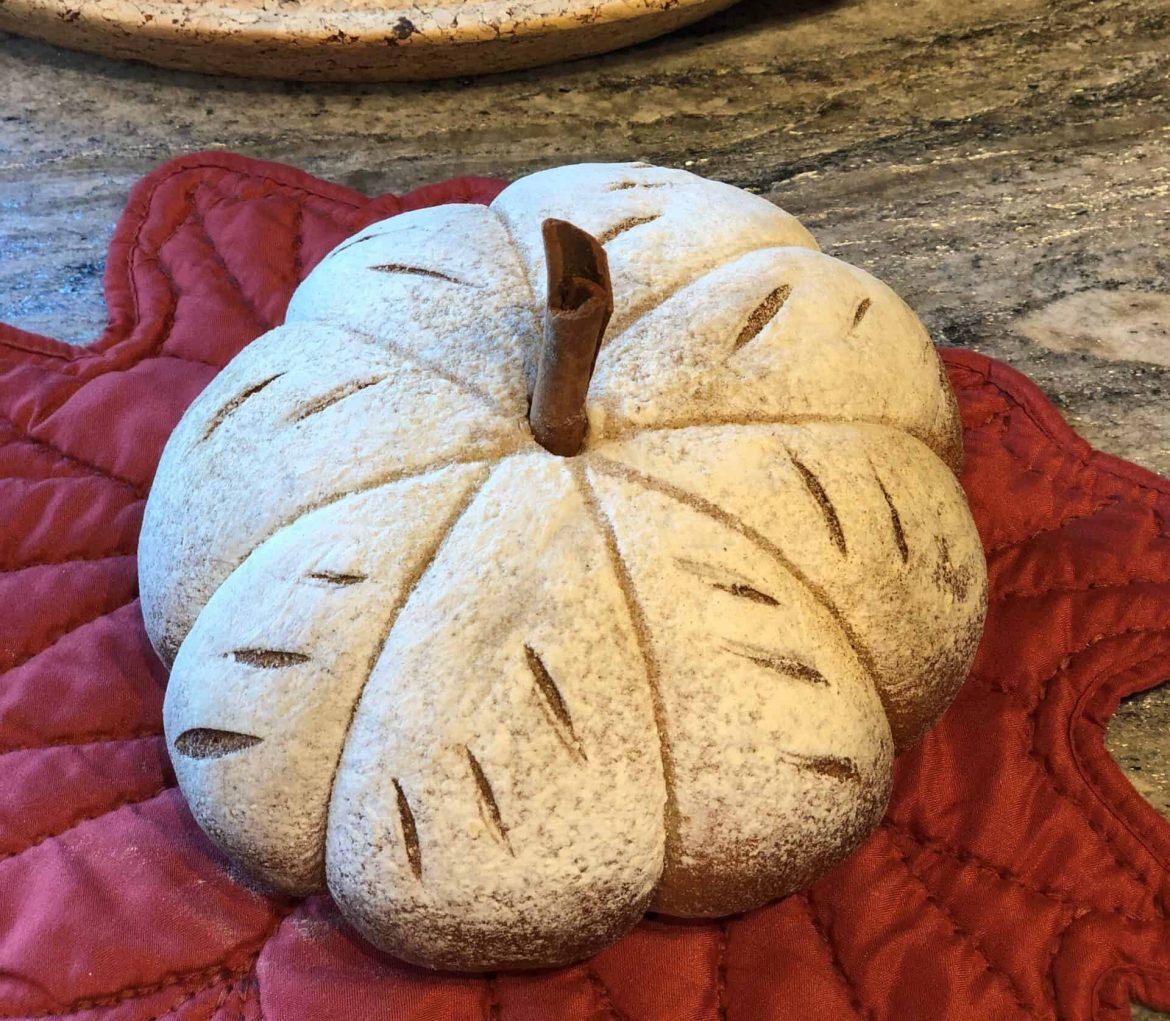 Pumpkin Shaped Artisan Loaf