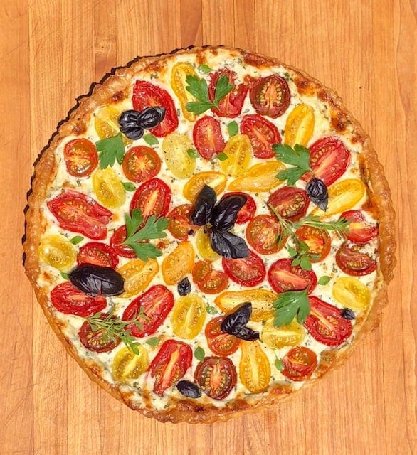 Cherry Tomato Tart